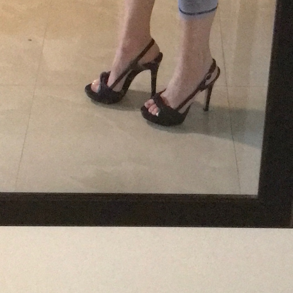 Strappy heels